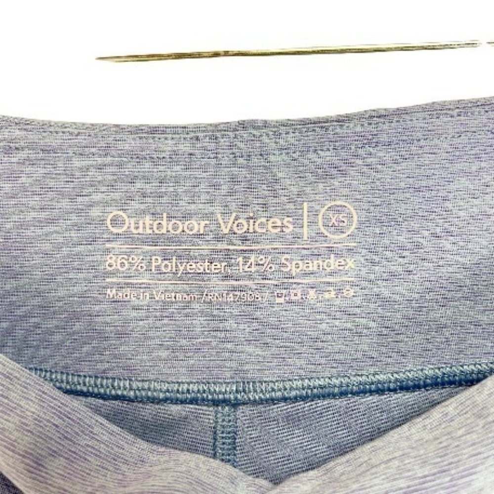 Outdoor Voices Warm Up Legging Blue Size XS Mid Rise Slim Fit - Picture 7 of 8